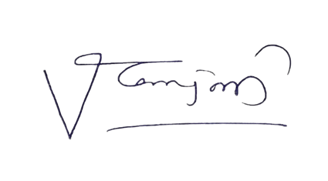Prof. Bhakti Prasad Signature